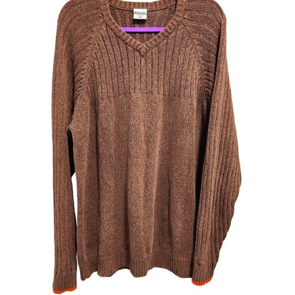 Mens columbia brand v-neck sweater - size L - Picture 1 of 6